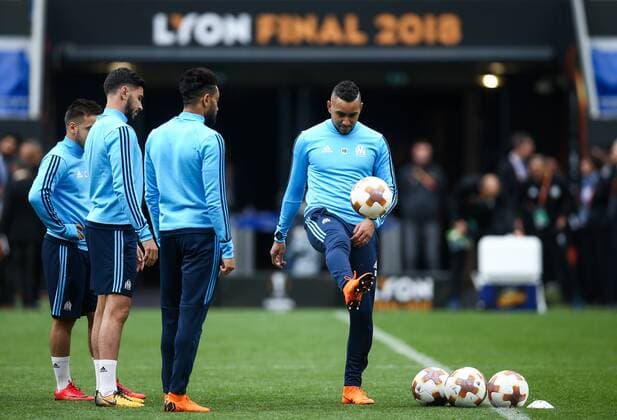 SOCCER - EL, Madrid vs Marseille LYON,FRANCE,15.MAY.18 - SOCCER - UEFA Europa League, final, Atletico Madrid vs Olympique Marseille, training Marseille. Image shows Dimitri Payet (Marseille). GEPAxpictures xDanielxGoetzhaber