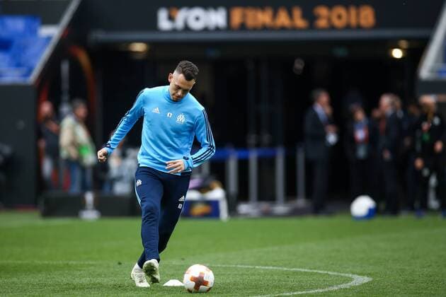 SOCCER - EL, Madrid vs Marseille LYON,FRANCE,15.MAY.18 - SOCCER - UEFA Europa League, final, Atletico Madrid vs Olympique Marseille, training Marseille. Image shows Lucas Ocampos (Marseille). GEPAxpictures xDanielxGoetzhaber