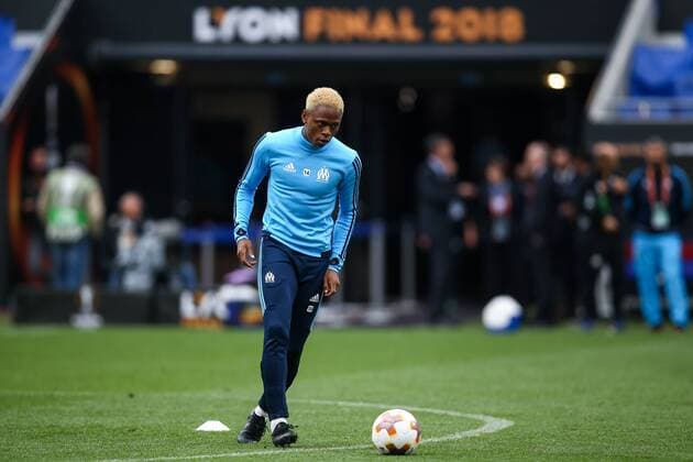 SOCCER - EL, Madrid vs Marseille LYON,FRANCE,15.MAY.18 - SOCCER - UEFA Europa League, final, Atletico Madrid vs Olympique Marseille, training Marseille. Image shows Clinton Njie (Marseille). GEPAxpictures xDanielxGoetzhaber