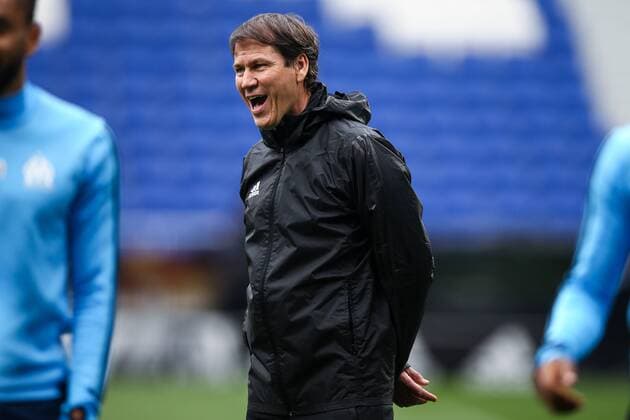 SOCCER - EL, Madrid vs Marseille LYON,FRANCE,15.MAY.18 - SOCCER - UEFA Europa League, final, Atletico Madrid vs Olympique Marseille, training Marseille. Image shows head coach Rudi Garcia (Marseille). GEPAxpictures xDanielxGoetzhaber