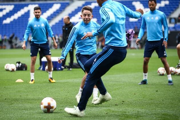SOCCER - EL, Madrid vs Marseille LYON,FRANCE,15.MAY.18 - SOCCER - UEFA Europa League, final, Atletico Madrid vs Olympique Marseille, training Marseille. Image shows Maxime Lopez (Marseille). GEPAxpictures xDanielxGoetzhaber