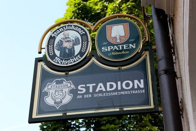 Feature History of Football Preview Screening Germany your footballing soul with Wigald Boning and Paul Breitner in the football pub Stadion in Muenchen on 15 05 2018