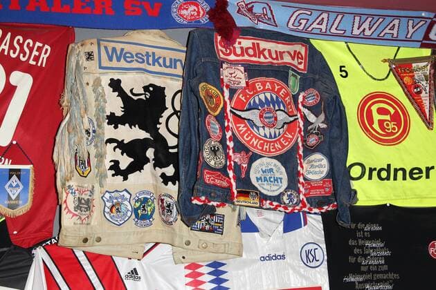 Feature History of Football Preview Screening Germany your footballing soul with Wigald Boning and Paul Breitner in the football pub Stadion in Muenchen on 15 05 2018