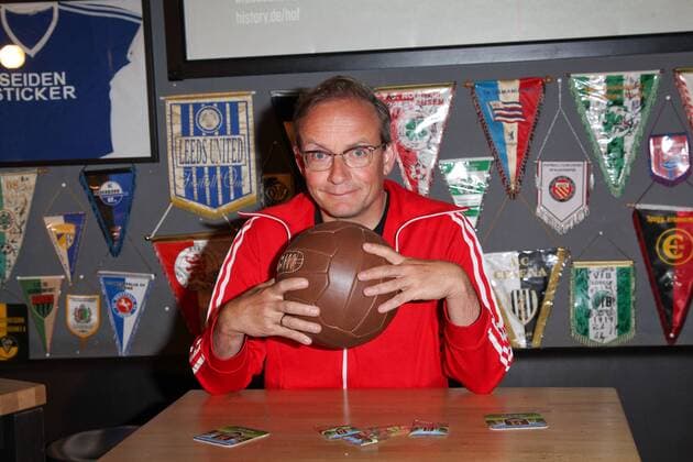 Wigald Boning History Football Preview Screening Germany your footballing soul with Wigald Boning and Paul Breitner in the football pub Stadion in Muenchen on 15 05 2018