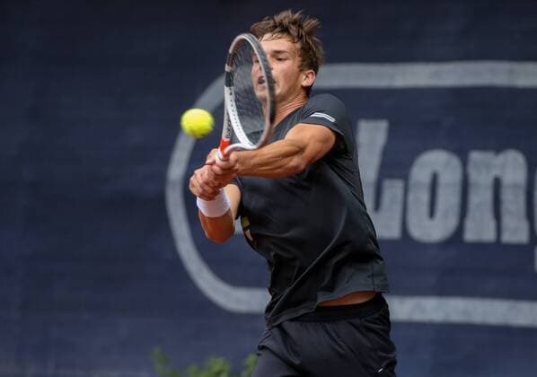 TENNIS - International Spring Bowl MOEDLING,AUSTRIA,16.MAY.18 - TENNIS - International Spring Bowl. Image shows Michael Frank (AUT). GEPAxpictures xMarioxKneisl