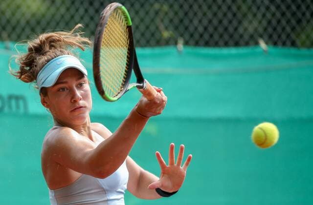 TENNIS - International Spring Bowl MOEDLING,AUSTRIA,16.MAY.18 - TENNIS - International Spring Bowl. Image shows Selma Stefania Cadar (ROU). GEPAxpictures xMarioxKneisl
