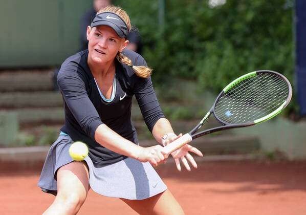 TENNIS - International Spring Bowl MOEDLING,AUSTRIA,16.MAY.18 - TENNIS - International Spring Bowl. Image shows Anna Groess (AUT). GEPAxpictures xMarioxKneisl