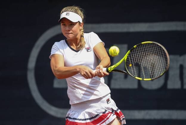 TENNIS - International Spring Bowl MOEDLING,AUSTRIA,16.MAY.18 - TENNIS - International Spring Bowl. Image shows Elisabeth Mandlik (USA). GEPAxpictures xMarioxKneisl