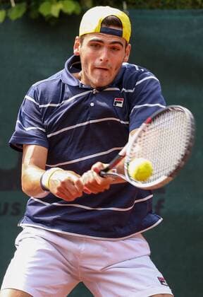 TENNIS - International Spring Bowl MOEDLING,AUSTRIA,16.MAY.18 - TENNIS - International Spring Bowl. Image shows William Woodall (USA). GEPAxpictures xMarioxKneisl