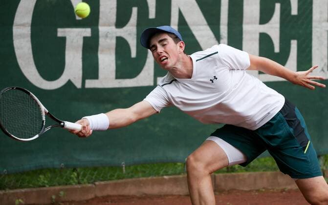 TENNIS - International Spring Bowl MOEDLING,AUSTRIA,16.MAY.18 - TENNIS - International Spring Bowl. Image shows Connor Thompson (GBR). GEPAxpictures xMarioxKneisl
