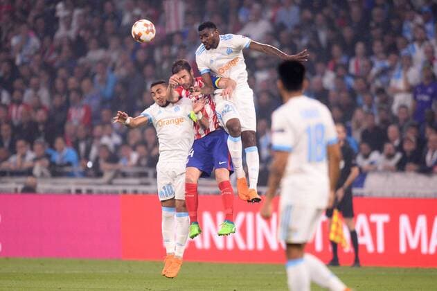 Fußball, EL, Finale, Olympique Marseille - Atletico Madrid 10 DIMITRI PAYET (OM) - 29 ANDRE FRANK ZAMBO ANGUISSA (OM) FOOTBALL : Atletico Madrid vs Marseille - Ligue Europa - Finale - 16 05 2018 AnthonyBIBARD FEP Panoramic 