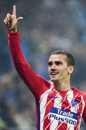 Themen der Woche - SPORT KW20 Bilder des Tages - SPORT Fußball, EL, Finale, Olympique Marseille - Atletico Madrid joie des joueurs de l Atletico Madrid apres le second but de Antoine Griezmann (Atletico) FOOTBALL : Finale Europa League - Olympique de Marseille vs Atletico Madrid - Lyon - 16 05 2018 JBAutissier Panoramic 