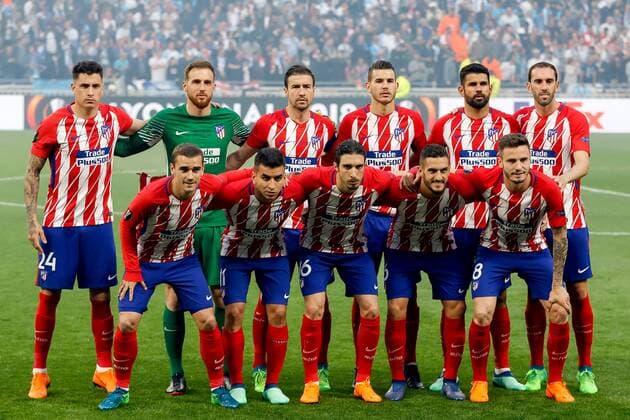 Lyon France 16 05 2018 UEFA Europa League 2017 18 Season Final Olympique Marseille Atletico Madrid Team photo Atletico Madrid DeFodi523