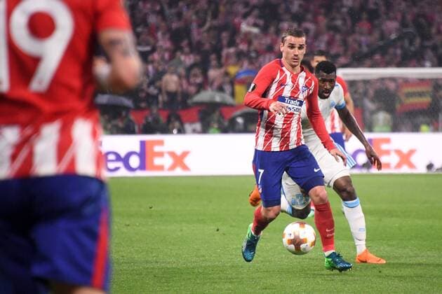Fußball, EL, Finale, Olympique Marseille - Atletico Madrid 07 Antoine Griezmann (atl) - 29 ANDRE FRANK ZAMBO ANGUISSA (OM) FOOTBALL : Atletico Madrid vs Marseille - Ligue Europa - Finale - 16 05 2018 AnthonyBIBARD FEP Panoramic 