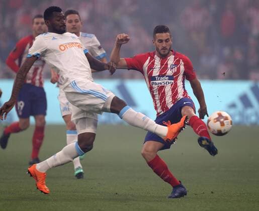 Olympique de Marseille v Atletico Madrid UEFA Europa League Fina before the UEFA Europa League Final match at Stade de Lyons, Lyons Content Not Available For UK Newspapers Copyright: xPaulxChestertonx FIL-11807-0180