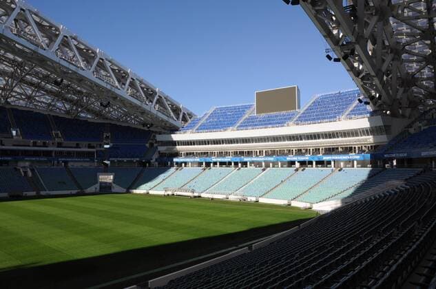(180517) -- MOSCOW, May 17, 2018 -- Picture taken on Nov. 3, 2017, shows the inside view of Fisht Stadium which will host the 2018 World Cup matches in Sochi, Russia. ) (SP)RUSSIA-SOCHI-WORLD CUP-STADIUM FIFAxLOC 