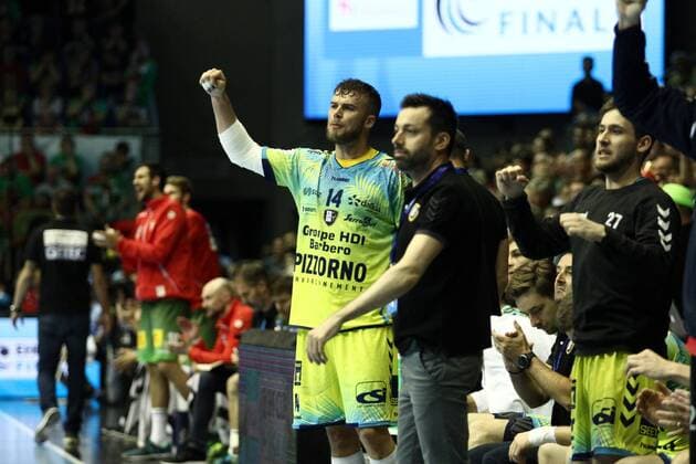 Alexander Lynggaard (Saint-Raphael) HANDBALL : EHF Cup - Demi-finale - Saint-Raphael Var HB vs SC Magdeburg - 19 05 2018 KevinDomas Panoramic 