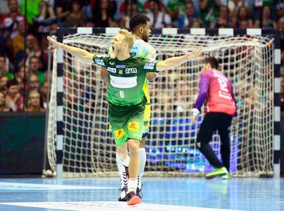 Saint Raphaël Var vs SC Magdeburg Saint Raphaël Var vs SC Magdeburg Handball Ottostadt Magdeburg EHF Cup Finals 2018 Season 2017 2018 19 05 2018 Magdeburg Copyright: xTaeger xEibner-Pressefotox EP_tae