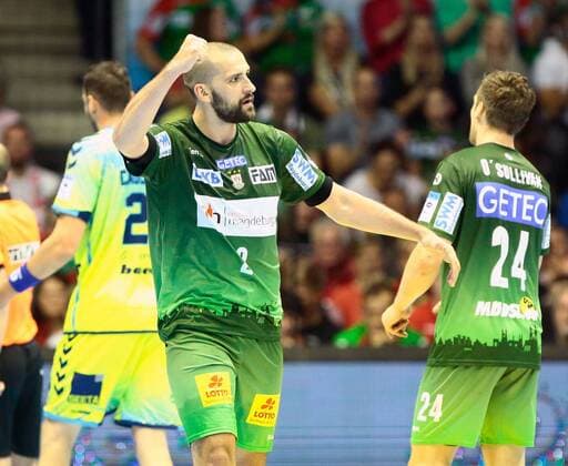 Saint Raphaël Var vs SC Magdeburg Saint Raphaël Var vs SC Magdeburg Handball Ottostadt Magdeburg EHF Cup Finals 2018 Season 2017 2018 19 05 2018 Magdeburg Copyright: xTaeger xEibner-Pressefotox EP_tae