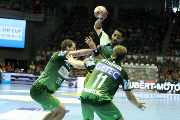 Aureline Abily (Saint-Raphael) HANDBALL : EHF Cup - Demi-finale - Saint-Raphael Var HB vs SC Magdeburg - 19 05 2018 KevinDomas Panoramic 