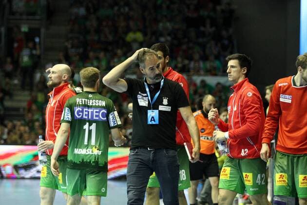 Olsson (Magdeburg) HANDBALL : EHF Cup - Demi-finale - Saint-Raphael Var HB vs SC Magdeburg - 19 05 2018 KevinDomas Panoramic 
