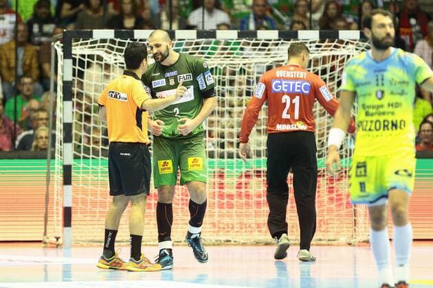 Saint Raphael Var vs. SC Magdeburg Zeljko Musa Magdeburg 2 Complained complains complains Saint Raphael Var vs SC Magdeburg Handball Ottostadt Magdeburg EHF Cup Finals 2018 Season 2017 2018 19 05 2018 Magdeburg Copyright: xEibner-Pressefotox EP_taeger