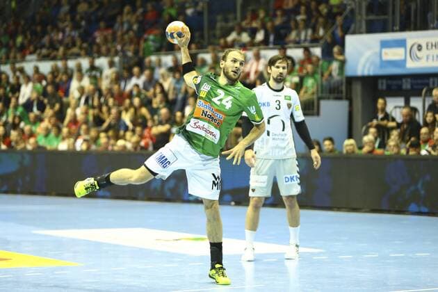Frisch Auf Göppingen vs Füchse Berlin Marcel Schiller Göppingen 24 throws Goal scorer scored goal scores the goal against Silvio Heinevetter Berlin 12 Frisch Auf Göppingen vs. Füchse Berlin Ottostadt Magdeburg EHF Cup Finals 2018 Season 2017 2018 19 05 2018 Magdeburg Copyright: xEibner-Pressefotox EP_taeger