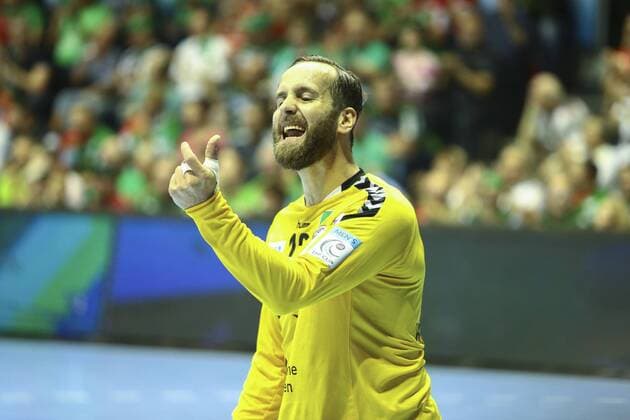 Fresh On Göppingen vs. Füchse Berlin Silvio Heinevetter Berlin 12 disappointed dejectedly dejected disappointed because centimeters were missing Frisch Auf Göppingen vs Füchse Berlin Ottostadt Magdeburg EHF Cup Finals 2018 Season 2017 2018 19 05 2018 Magdeburg Copyright: xEibner-Pressefotox EP_taeger