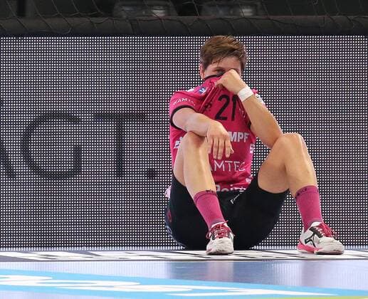 19 05 2018 Germany Stuttgart Handball OLYMP Final4 Season 2017 2018 Semifinals SG BBM Bietigheim vs TuS Metzingen Ina Grßmann TuS disappointed