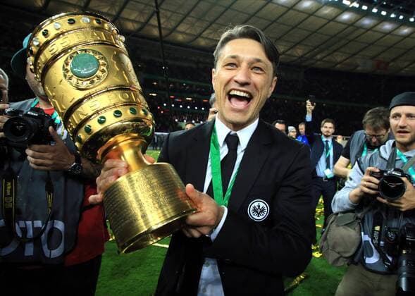 DFB Pokal Final FC Bayern Munich vs. Eintracht Frankfurt 19 05 2018 OLYMPIA Stadium Berlin GER DFB Pokal Final FC Bayern Munich vs Eintracht Frankfurt im Bild Head Coach Niko Kovac Eintracht Frankfurt cup nordphotox xEngler nph00076