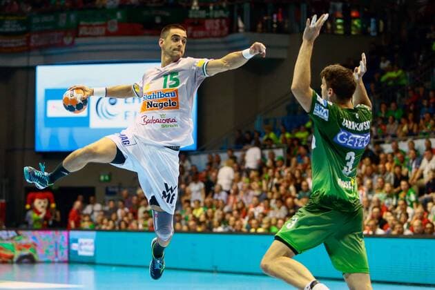 SC Magdeburg vs Frisch Auf Göppingen Zarko Sesum Göppingen 15 Goalscorer SC Magdeburg vs Frisch Auf Göppingen Handball Ottostadt Magdeburg EHF Cup Finals 2018 Season 2017 2018 20 05 2018 Magdeburg Copyright: xEibner-Pressefotox EP_taeger