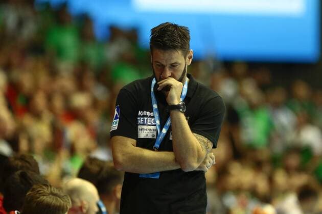 SC Magdeburg vs Frisch Auf Göppingen Bennet Wiegert Magdeburg Coach SC Magdeburg vs Frisch Auf Göppingen Handball Ottostadt Magdeburg EHF Cup Finals 2018 Season 2017 2018 20 05 2018 Magdeburg Copyright: xEibner-Pressefotox EP_taeger