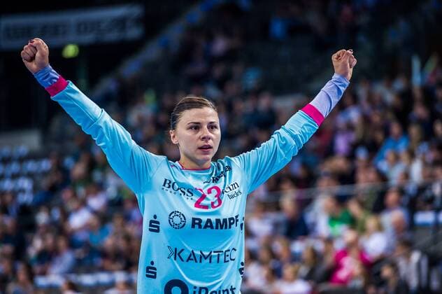 HSG Bad Wildungen Vipers TuS Metzingen Jasmina JANKOVIC 23 TuS Metzingen playing OLYMP FINAL4 HSG Bad Wildungen Vipers vs TuS Metzingen Stuttgart 20 05 18 Handball OLYMP Final4 Stuttgart Baden Wuerttemberg Germany Porsche Arena