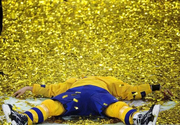 Themen der Woche - SPORT KW20 Bilder des Tages - SPORT Hampus Lindholm of Sweden after the IIHF World Championship WM Weltmeisterschaft Ice hockey Eishockey finale between Sweden and Switzerland in Royal Arena in Copenhagen, Denmark, Sunday, May 20, 2018.. , Copenhagen Denmark  Copyright: Scanpix LiselottexSabroex COP102 spdk20180521-001755-L