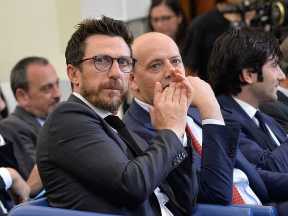 May 21, 2018 - Rome, Italy - AS Roma coach Eusebio Di Francesco during the CONI Enzo Bearzot Award 2018 on may 21, 2018 in Rome, Italy. Enzo Bearzot Award 2018  - ZUMAn230 20180521_zaa_n230_685 Copyright: xSilviaxLorex