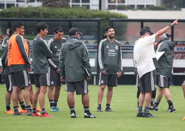 May 21, 2018 - EUM20180521DEP31.JPG.CIUDAD DE MEXICO SoccerFutbol-Seleccion.- La seleccion nacional mexicana durante su entrenamiento de este lunes 21 de mayo de 2018 en las instalaciones del Centro de Alto Rendimiento (CAR) de cara a su participacion en el Mundial de Rusia 2018. Foto: Agencia EL UNIVERSALAriel OjedaEVZ. Latin News: May 21, 2018  - ZUMAu78_ 20180521_zaf_u78_612 Copyright: xElxUniversalx