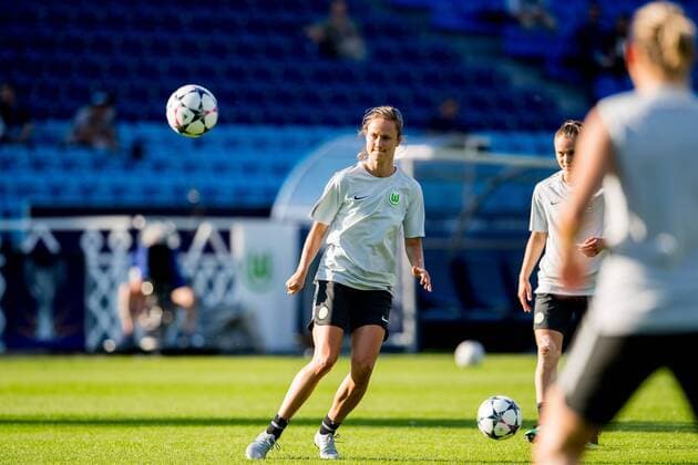 180523 Caroline Graham Hansen or Wolfsburg during a training session on May 23, 2018 in Kyiv Photo Vegard Wivestad GRAD BILLING BODY N Code VG 170172  Copyright: VEGARDxWIVESTADxGR¯TT BB180523BB477