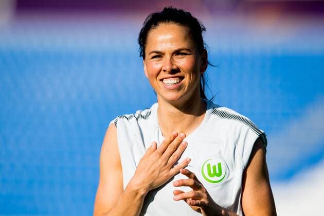 180523 Sara Björk Gunnarsdottir of Wolfsburg during a training session on May 23, 2018 in Kyiv Photo Vegard Wivestad Gröd BILDBYR N code VG 170172  Copyright: VEGARDxWIVESTADxGR¯TT BB180523BB480