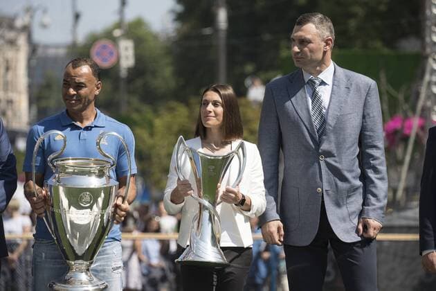 Festival Of Champions Football Camp Opening On Khreschatyk In Kyiv  Copyright: 519145