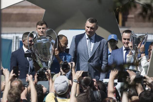 Festival Of Champions Football Camp Opening On Khreschatyk In Kyiv  Copyright: 519147
