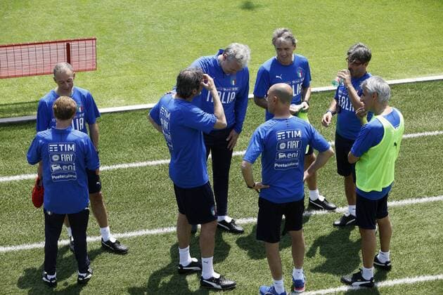 Photo Marco Bucco LaPresse May 24, 2018 Empoli (Italy) Soccer National A retreat In the pic: Foto Marco Bucco LaPresse 24 05 2018 Coverciano-Firenze (Italia) Sport Calcio Raduno Nazionale A Nella foto:& xa0;Lo staff tecnico Photo Marco Bucco LaPresse May 24, 2018 Empoli (Italy) Sport Soccer National A retreat In the pic:  Copyright: xMarcoxBucco LaPressex