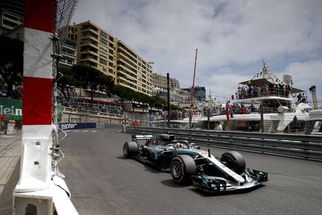 Motorsports: FIA Formula One World Championship WM Weltmeisterschaft 2018, Grand Prix of Monaco, 44 Lewis Hamilton (GBR, Mercedes AMG Petronas Motorsport), Monte Carlo Monaco