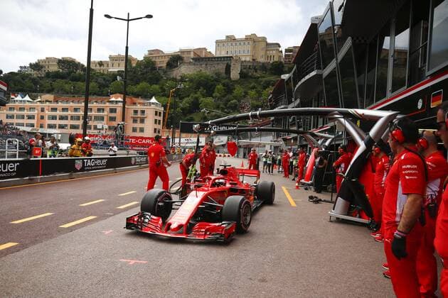 Motorsports: FIA Formula One World Championship WM Weltmeisterschaft 2018, Grand Prix of Monaco, 5 Sebastian Vettel (GER, Scuderia Ferrari), Monte Carlo Monaco
