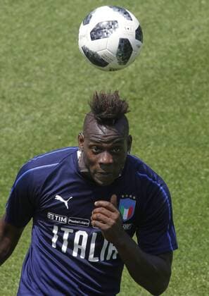 Photo Marco Bucco LaPresse May 24, 2018 Empoli (Italy) Soccer National A retreat In the pic: Mario Balotelli Foto Marco Bucco LaPresse 24 05 2018 Coverciano-Firenze (Italia) Sport Calcio Raduno Nazionale A Nella foto:& xa0;Mario Balotelli Photo Marco Bucco LaPresse May 24, 2018 Empoli (Italy) Sport Soccer National A retreat In the pic: Mario Balotelli  Copyright: xMarcoxBucco LaPressex