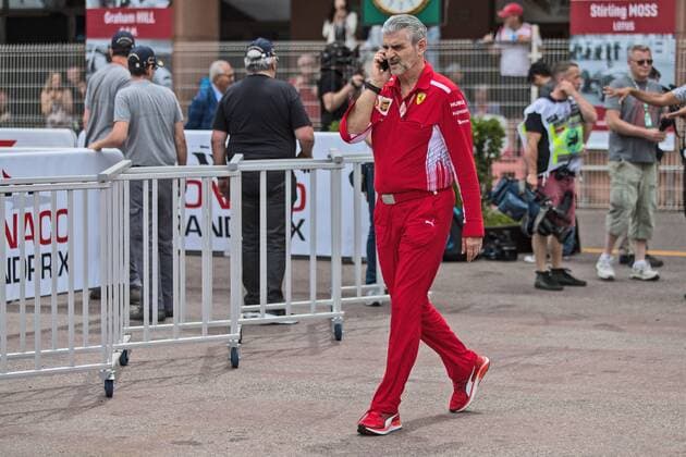 Maurizio Arrivabene Team Principal Scuderia Ferrari Grand Prix of Monaco 2018 Race Motorsport Formula 1 24 05 2018 Grand Prix of Monaco 2018 Race Motorsport Formula 1 24 05 2018 Monte Carlo Copyright: xIllman Eibner-Pressefotox EP_Illmann