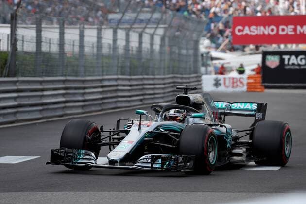 Photo4 LaPresse 24 05 2018 Monte Carlo, Monaco Grand Prix Formula One Monaco 2018 In the pic: Lewis Hamilton (GBR) Mercedes AMG F1 W09 & xa9; Photo4 LaPresse 24 05 2018 Monte Carlo, Monaco Sport Grand Prix Formula One Monaco 2018 In the pic: Lewis Hamilton (GBR) Mercedes AMG F1 W09  Copyright: xPhoto4 LaPressex