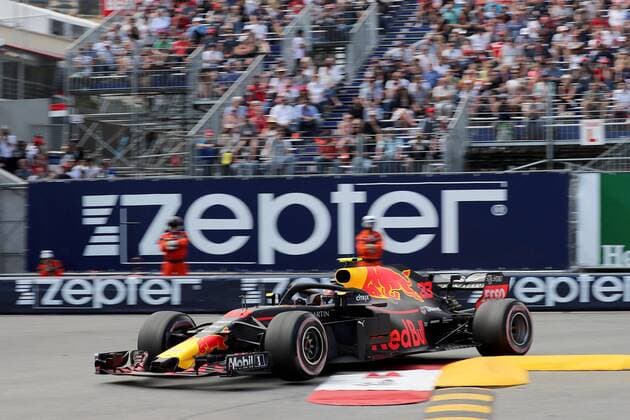 Photo4 LaPresse 24 05 2018 Monte Carlo, Monaco Grand Prix Formula One Monaco 2018 In the pic: Max Verstappen (NED) Red Bull Racing RB14 & xa9; Photo4 LaPresse 24 05 2018 Monte Carlo, Monaco Sport Grand Prix Formula One Monaco 2018 In the pic: Max Verstappen (NED) Red Bull Racing RB14  Copyright: xPhoto4 LaPressex