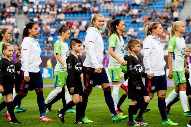 180524 Ada Hegerberg of Lyon ahead of the UEFA Womens Champions League final between VfL Wolfsburg and Olympique Lyonnais on May 24, 2018 in Kyiv Photo Vegard Wivestad Cave BILDBYRAN Code VG 170174  Copyright: VEGARDxWIVESTADxGRoTT BB180524BB025