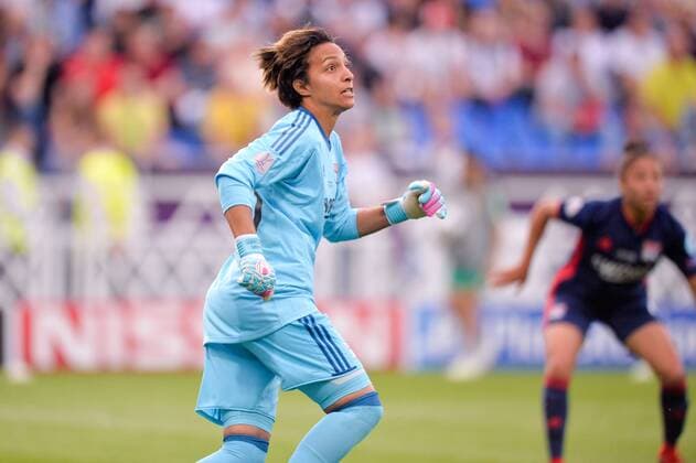 16 SARAH BOUHADDI (OL) FOOTBALL FEMININ : Wolfsburg vs Lyon - Ligue des Champions - Finale - 24 05 2018 AnthonyBIBARD FEP Panoramic 