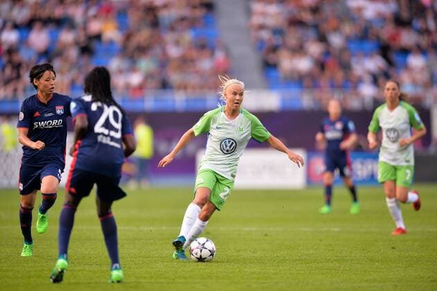 22 PERNILLE HARDER (WOL) FOOTBALL FEMININ : Wolfsburg vs Lyon - Ligue des Champions - Finale - 24 05 2018 AnthonyBIBARD FEP Panoramic 